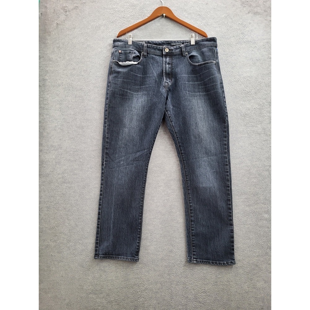 MBX‎ Men Jeans W38/L30 Gray Denim Slim 29" Inseam